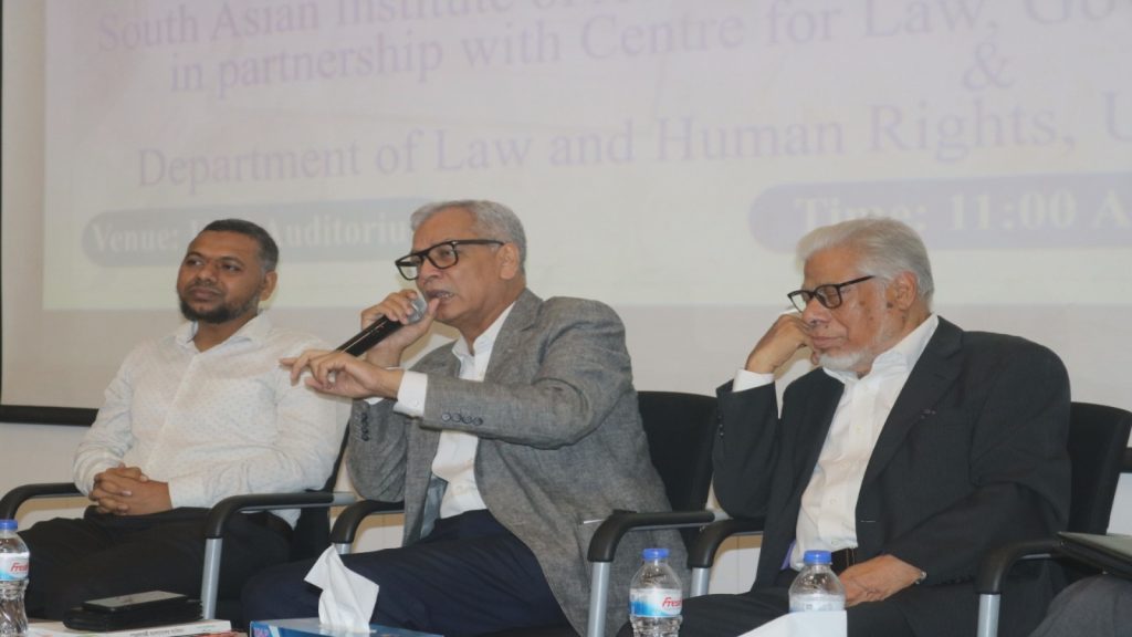 সংবিধানিক শূন্যতা ও নির্বাচন প্রশ্নে কড়া বক্তব্য—সেমিনারে আবু হেনা রাজ্জাকী